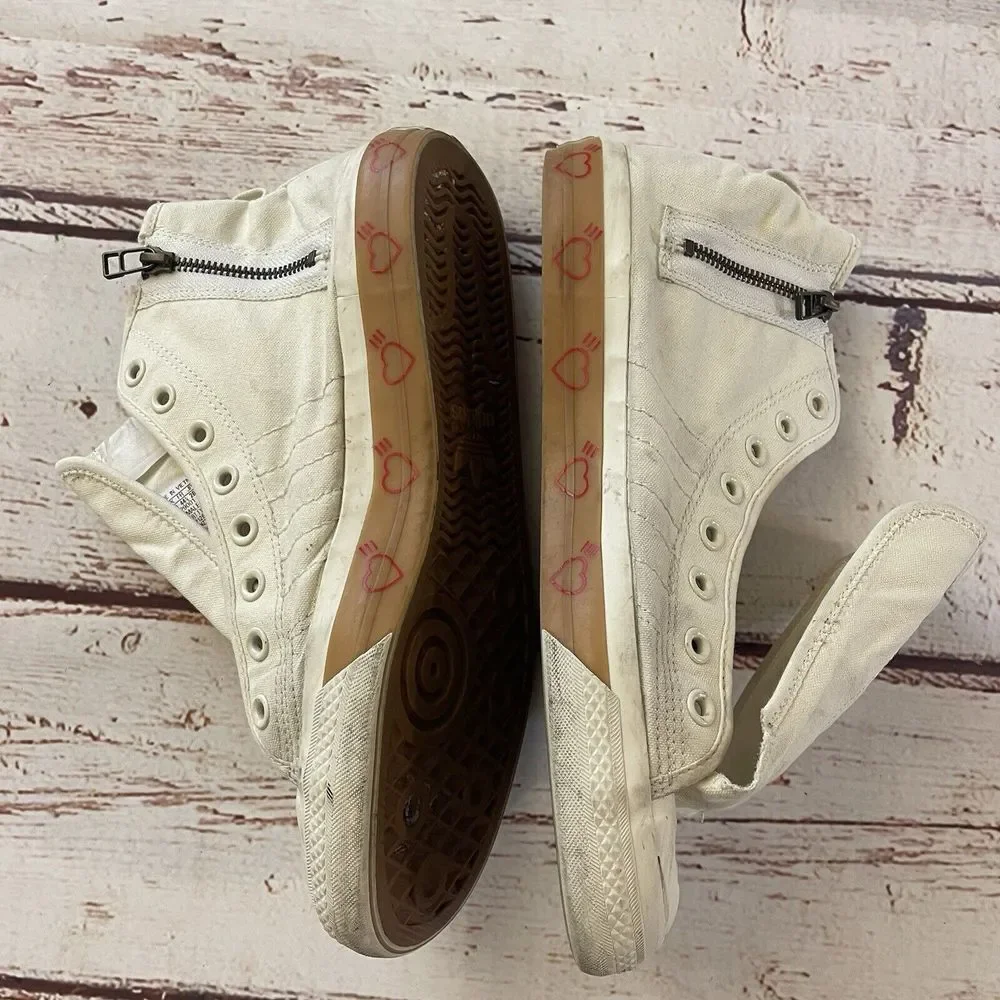 Adidas Nizza Hi Human Made Canvas Sneakers Off White FY5188 US Size 10 1/2 Men's